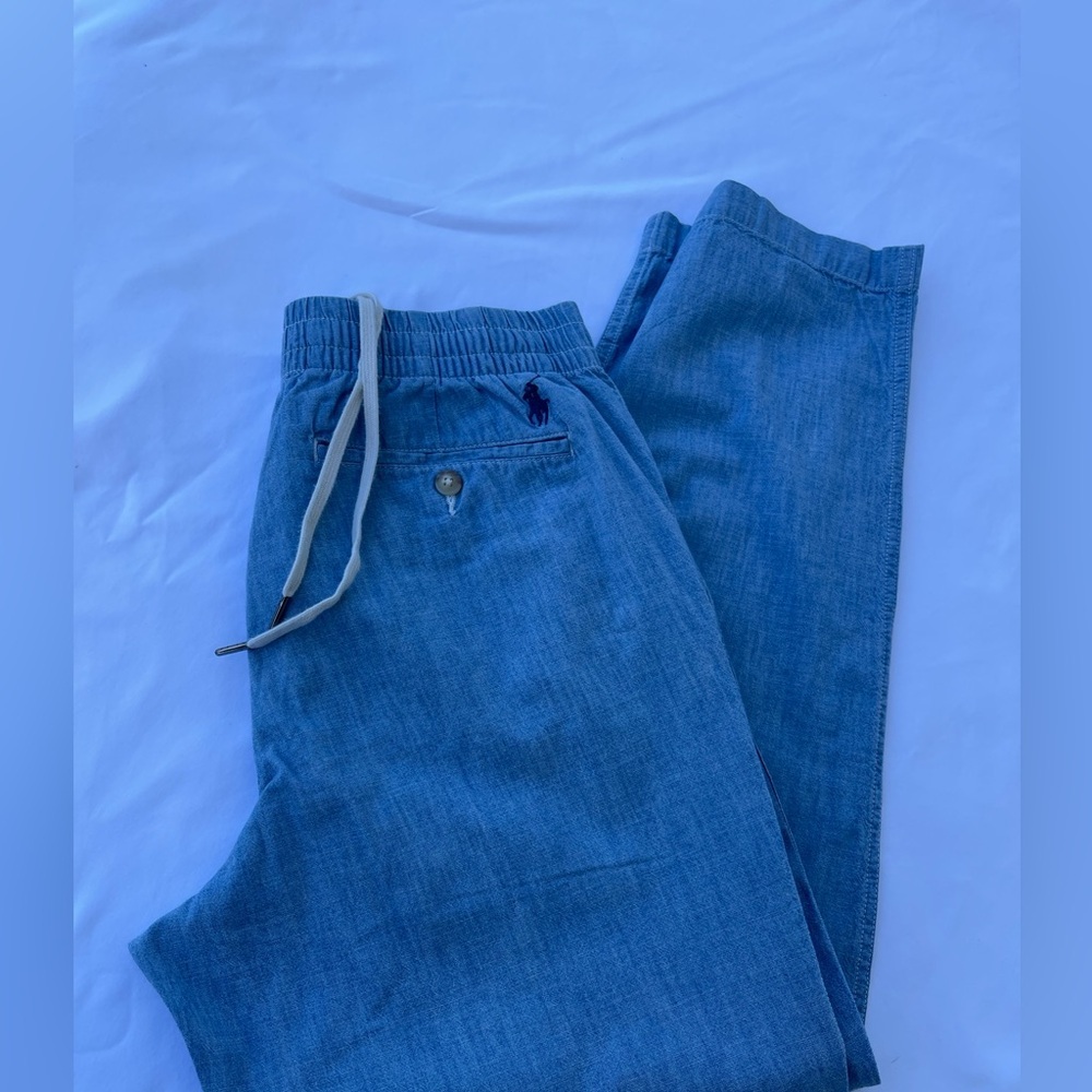 Ralph Lauren Sky Blue Men's Jeans size S
Classic fit 100% cotton - Picture 4 of 12